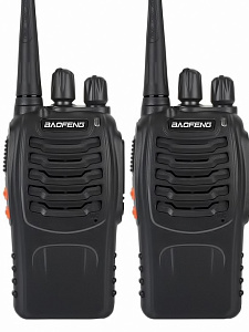 Комплект раций (радиостанций) Baofeng BF-888S (2 штуки) черные