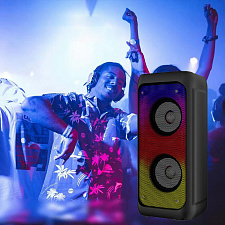 Колонка блютуз беспроводная с подсветкой и микрофоном Орбита OT-SPB142