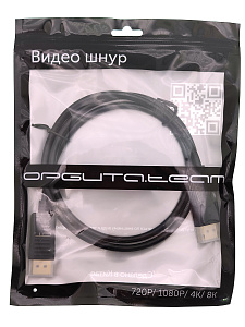 Орбита OT-AVW61 кабель штекер DISPLAY PORT - штекер DISPLAY PORT 1м (v1.3)