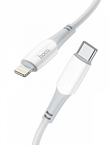 HOCO X70 Белый кабель PD20W (iOS Lighting-TYPE-C) 1м
