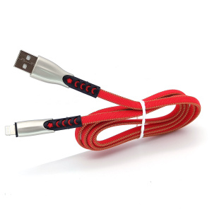 Орбита OT-SMI24 Красный кабель USB 2.4A (iOS Lightning) 1м