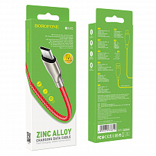 BOROFONE BX45 Красный кабель USB 2.4A (microUSB) 1м