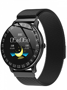 Орбита OT-SMS06(R80) Черный металл спорт браслет