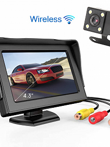 TDS TS-CAV35 Монитор 2 канала и камера автомобильные в наборе (4.3",800*480,9-32В)