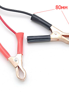 Удлинитель (переходник) с аккумулятора на гнездо прикуривателя 1 метр TDS TS-CAU43