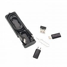 EZRA DC195 Черный кабель PD с переходниками  (TYPE-C-TYPE-C) 27см