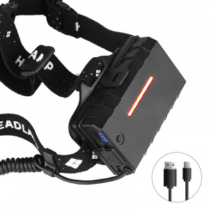 Патриот PT-FLG49 фонарь налобный (1L, 3*18650, ZOOM)