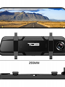 TDS TS-CAR42 автовидеорегистратор зеркало+камера