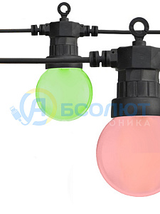 Гирлянда уличная 30 лампочек RGB 15м Огонёк OG-LDG25