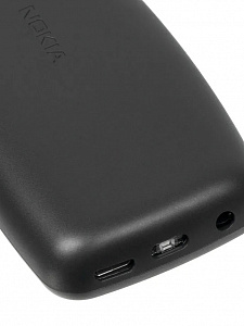 NOKIA 106 Черный телефон кнопочный (2G, 2SIM, TA-1114)