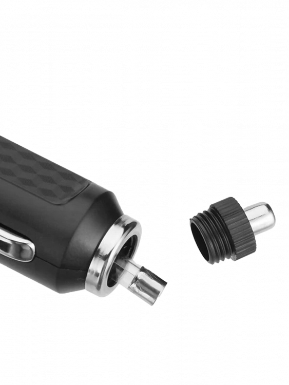 Зарядное устройство для видеорегистратора и навигатора miniUSB + USB TDS TS-CAU63