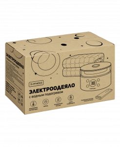 Электроодеяло с водяным подогревом 150х90 см, 2 режима, до 65C TITAVIN TI-PFH003