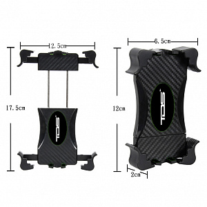 Держатель для телефона на велосипед, мотоцикл TDS TS-CAA60 Черный