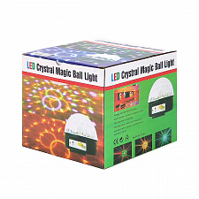 Светодиодный диско шар с MP3 с пультом и Bluetooth Огонёк OG-LDS04