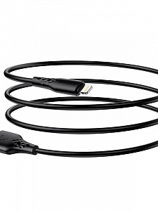 BOROFONE BX48 Черный кабель USB 2.4A (iOS Lighting) 1м