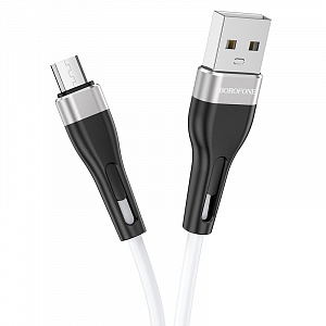 BOROFONE BX46 Белый кабель USB 2.4A (microUSB) 1м