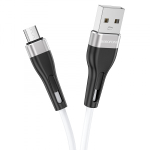 BOROFONE BX46 Белый кабель USB 2.4A (microUSB) 1м