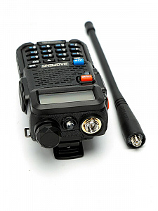 Рация Baofeng UV-5R 5W с гарнитурой черная