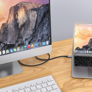 HOCO US01 Черный кабель PD100W (TYPE C - TYPE C) 1.2м