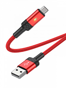 BOROFONE BU30 Красный кабель USB 2.4A (microUSB) 1.2м