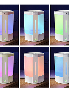 Увлажнитель воздуха для дома настольный с подсветкой Огонёк 2л OG-HOM08