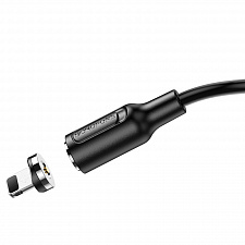 BOROFONE BX41 Черный кабель магнитный USB 2.4A (iOS Lighting) 1м