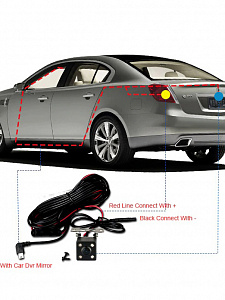 Видеорегистратор автомобильные зеркало с камерой заднего вида TDS TS-CAR10