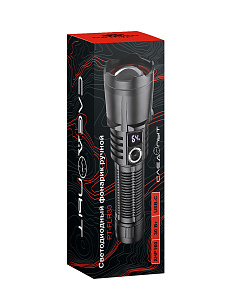 Патриот PT-FLR33 фонарь ручной (1L, 26650,ZOOM)