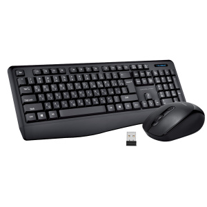 Клавиатура беспроводная и мышь Bluetooth мембранный комплект Орбита OT-PCM73