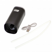 Помпа для воды 19л электрическая со складным носиком универсальная Огонёк OG-HOG10 Черная