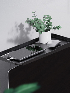 Навесная полка кронштейн подставка на телевизор, монитор для ресивера, приставки Орбита OT-HOD20