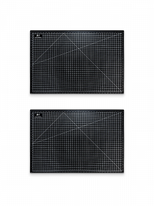 Коврик, мат для резки А1 (900х600 мм) двусторонний черный Орбита OT-OCC02