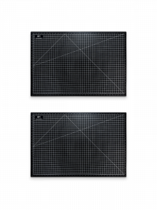 Коврик, мат для резки А1 (900х600 мм) двусторонний черный Орбита OT-OCC02