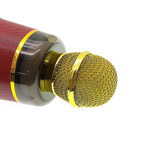 Орбита OT-ERM10 Красный RGB микрофон (Bluetooth, динамики, USB)