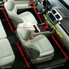 Подсветка салона автомобиля, подсветка ног в авто TDS TS-CAA68