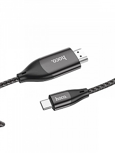 HOCO UA16 кабель HDMI - TYPE-C (штекер-штекер) 2м