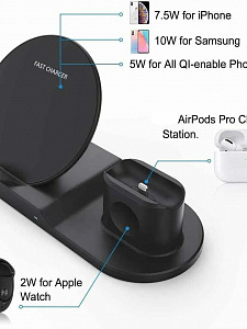 Орбита WS-19(CAA07) ЗУ беспроводное+держатель (10W)