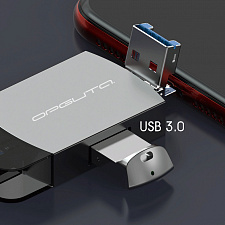 Орбита OT-PCR25 картридер OTG (TF, SD, microUSB, Type-C)