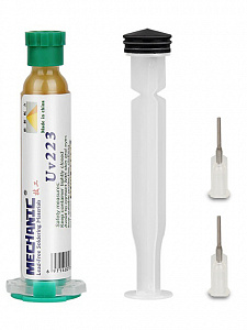 MECHANIC UV-223 флюс для пайки шприц 10мл