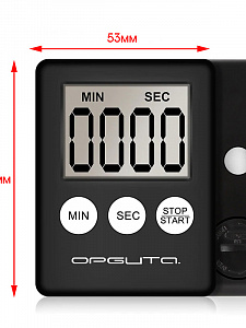 Орбита OT-HOM21 Черный таймер-секундомер