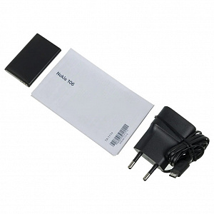 NOKIA 106 Черный телефон кнопочный (2G, 2SIM, TA-1114)