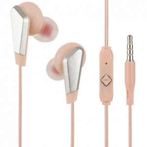 JIAYU JY-374 Розовые наушники вакуум - гарнитура (3.5мм)