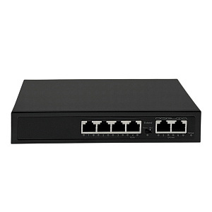 Коммутатор (свитч) на 4 POE ( 802.3af/at ) портов +2 Ethernet порта 100Mbs Орбита OT-VNP35