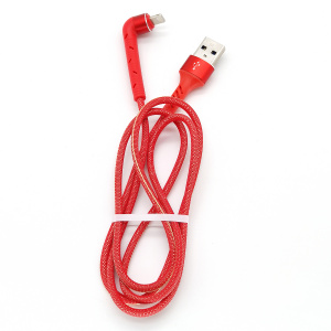Орбита OT-SMI25 Красный кабель USB 2.4A (iOS Lightning) 1м