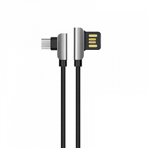 HOCO U42 Черный кабель USB 2.4A (microUSB) 1.2м