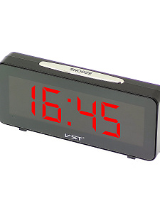 VST 763-1 Красные часы настольные (без блока)