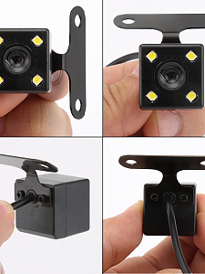 TDS TS-CAV33 Монитор 2 канала и камера автомобильные в наборе (4.3",800*480,9-32В)