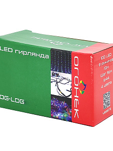 Огонек OG-LDG01 гирлянда LED Мультицвет (200 ламп, 220B)