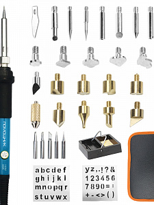 Набор для выжигания по дереву 36 в 1 с подставкой Помощник PM-INP28