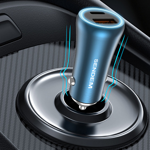 SENDEM D10 ЗУ авто USB (PD18+QC3.0,4000mA)